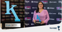 JESSICA SU&Aacute;REZ, GERENTE DE SISTEMAS DE TELCONET LATAM,  RECIBE EL RECONOCIMIENTO TOP CIO 2026