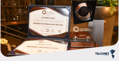 TELCONET LATAM RECIBIÓ EL RECONOCIMIENTO COMO EMPRESA ECUATORIANA DEL AÑO 2026 EN EL LAQI IMPACT SUMMIT – ECUADOR 2026